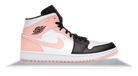 Jordan 1 Mid Arctic Orange Black Toe / Crimson Tint